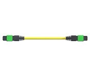 Turbo X MPO-OS2DB-1-8-F-F MPO Cable - Female-Female Connector - Singlemode Duplex Fiber, Type-B, 1 meter, Fiber 8, OS2