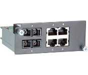 Moxa PM-7200-2MSC4TX Fast Ethernet Module With 2 100Basefx Multi-Mode Ports With Sc Connectors And 4 10/100Baset(X) Ports