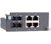 Moxa PM-7200-2SSC4TX Fast Ethernet Module With 2 100Basefx Single-Mode Ports With Sc Connectors And 4 10/100Baset(X) Ports