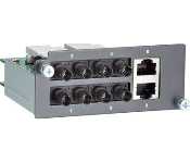 Moxa PM-7200-4MST2TX Fast Ethernet Module With 4 100Basefx Multi-Mode Ports With St Connectors And 2 10/100Baset(X) Ports