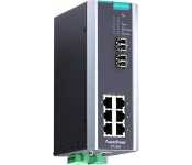 Moxa PT-508-MM-LC-24 Iec 61850-3 Managed Din-Rail Ethernet Switch, With 6 10/100Baset(X) Ports, And 2 100Basefx Multi-Mode Ports With Lc Connectors, 1 Isolated Power Supply (24 Vdc), -40 To 85C Operating Temperature
