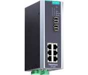 Moxa PT-508-SS-LC-24 Iec 61850-3 Managed Din-Rail Ethernet Switch, With 6 10/100Baset(X) Ports And 2 100Basefx Single-Mode Ports With Lc Connectors, 1 Isolated Power Supply (24 Vdc), -40 To 85C Operating Temperature