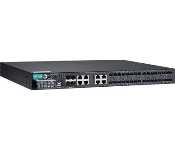 Moxa PT-7528-16MST-8TX-4GSFP-HV-HV Iec 61850-3 Managed Rackmount Ethernet Switch With 16 100Basefx Ports (Mst), 8 10/100Baset(X) Ports, And 4 1000Basesfp Ports, For A Total Of Up To 28 Ports, 2 Isolated Power Supply (88 To 300 Vdc Or 85 To 264 Vac), -40 To 85C Operating Temperature