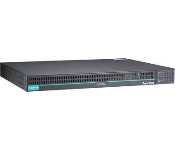 Moxa PT-7728-R-48-48 Iec 61850-3 Modular Managed Rackmount Ethernet Switch System With 3 Slots For Fast Ethernet Modules And 1 Slot For Gigabit Ethernet Modules, For A Total Of Up To 24+4G Ports, Cabling On Rear Panel, 2 Isolated Power Supplies (48 Vdc), -40 To 85C Operating Temperature