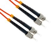 Turbo X CAB-5-FOM1-ST-ST ST to ST OM1 Multimode Duplex Fibre Patch Cable, 5 Meter
