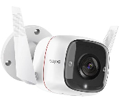 TPLink TC65 Tapo Outdoor Security Wi-Fi Camera, 3Mp, 2 Way Audio, Night Vision, Alarm, 2Y