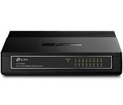 TPLink TL-SF1016D TP-LINK 16 PORT UNMANAGED DESKTOP SWITCH, 10/100 (16),BLACK