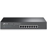 TPLink TL-SG1008 TP-LINK 8 PORT UNMANAGED DESKTOP AND RACKMOUNT SWITCH 10/100/1000 (8),STEEL CASING,BLACK