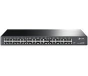 TPLink TL-SG1048 TP-LINK 48 PORT UNMANAGED DESKTOP AND RACKMOUNT SWITCH 10/100/1000 (48),BLACK