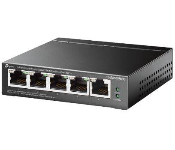 TPLink TL-SG105MPE 5-Port Unmanaged Smart Gigabit Switch, Gbe (5), Poe+ (4), 120W, 5Yr