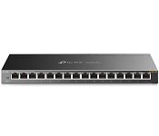 TPLink TL-SG116E TP-LINK 16 PORT UNMANAGED PRO DESKTOP SWITCH Gbe(16),STEEL CASING,BLACK