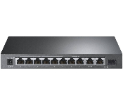 TPLink TL-SG1210PP 10-Port Unmanaged Gigabit Switch, Gbe (10),Poe+ (6), Poe++(2), Sfp(1), 5Yr