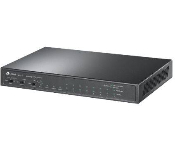 TPLink TL-SL1311P 8-Port Managed Gigabit Switch, 10/100 Poe+ (8), Gbe(2), Sfp(1), 5Yr
