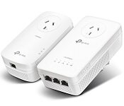 TPLink TL-WPA8630P-KIT TP-LINK AV1200 GIGABIT PASSTHROUGH POWERLINE STARTER KIT,GbE(3)