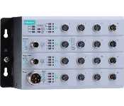 Moxa TN-4516A-12PoE-4GPoE-WV-CT-T Layer 2 Managed Ethernet Switch With 12 Poe 10/100Baset(X) Ports With M12 Connector, 4 Poe 10/100/1000Baset(X) Ports With M12 Connector, 1 (Dual Input) 24 To 110 Vdc Power Supply, -40 To 75C Operating Temperature, Conformal Coating