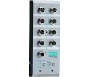 Moxa TN-5308-8PoE-48 Unmanaged Ethernet Switch With 8 10/100Baset(X) Poe Ports, M12 Connectors, 1 Isolated Power Inputs (48 Vdc), -25 To 60C Operating Temperature