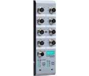 Moxa TN-5308-LV Unmanaged Ethernet Switch With 8 10/100Baset(X) Ports With M12 Connectors, 7 To 60 Vdc, -25 To 60C Operating Temperature, M12 Power Cable