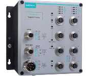 Moxa TN-5508A-8PoE-WV-CT-T 8 10/100Baset(X) With 802.3At Poe+ Ports With M12 Connector, Power Input 24 To 110 Vdc, -40 To 75C Operating Temperature, Conformal Coating