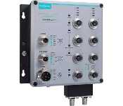 Moxa TN-5510A-2GLSX-ODC-WV-CT-T Layer 2 Managed Ethernet Switch With 8 10/100Baset(X) And 2 1000 Baselsx Q-Odc Ports, 24 To 110 Vdc Dual Power Input, -40 To 75C Operating Temperature, Conformal Coating