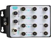 Moxa TN-G6512-8GPoE-WV-T Layer 2 Managed Ethernet Switch, 8 10/100/1000Baset(X) Ports With 802.3At Poe+ And 4 10/100/1000Baset(X) M12 Connectors, 24 To 110 Vdc Power Input, -40 To 70C Operating Temperature