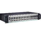 Moxa TRC-2190-AC 2U Rackmount Chassis, With A Single 110 To 240 Vac Input, 18 Slots On The Front Panel, And Csm-Mn01 Managed Module