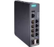 Moxa TSN-G5008-2GTXSFP 8G-Port Full Gigabit Managed Ethernet Switch, 6 10/100/1000Baset(X) Ports, And 2 Combo 10/100/1000Baset(X) Or 100/1000Basesfp Slots, -10 To 60C Operating Temperature