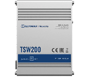 Teltonika TSW200000050 Tsw200 - Industrial Unmanaged Poe+ Switch - Integrated Din Rail From The Back (Tsw200 + Pr5Mec25) - Does Not Include Power Supply Nht-Pr320A