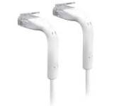 Ubiquiti U-Cable-Patch-RJ45-50 Unifi Patch Cable .22M White, Both End Bendable To 90 Degree, Rj45 Ethernet Cable, Cat6, Ultra-Thin 3Mm Diameter U-Cable-Patch-Rj45 X 50