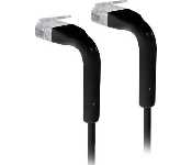 Ubiquiti U-CABLE-PATCH-RJ45-BK Unifi Patch Cable .22M Black, Both End Bendable To 90 Degree, Rj45 Ethernet Cable, Cat6, Ultra-Thin 3Mm Diameter U-Cable-Patch-Rj45-Bk