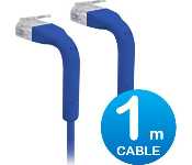 Ubiquiti U-CABLE-PATCH-RJ45-BL Unifi Patch Cable .22M Blue, Both End Bendable To 90 Degree, Rj45 Ethernet Cable, Cat6, Ultra-Thin 3Mm Diameter U-Cable-Patch-Rj45-Bl