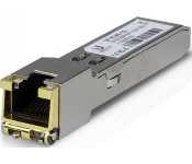 Ubiquiti UACC-CM-RJ45-1G Sfp To Rj45 Transceiver Module, 1000Base-T Copper Sfp Transceiver, 1Gbps Throughput Rate, Supports Up To 100M
