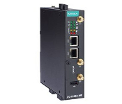 Moxa UC-8112A-ME-T-LX-EU Arm-Based Wireless-Enabled Din-Rail Industrial Computer With Wide Operating Temperature, 1Ghz Cpu, 1Gb Ram, 2 Serial Ports, 2 Ethernet Ports, Eu Lte Module Built-In, And Linux Pre-Installed