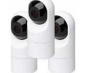 Ubiquiti UVC-G3-FLEX-3 Full Hd (1080P) Mini Turret Camera With Infrared Leds And Versatile Mounting Options For Indoor And Outdoor Installations 3 Pack
